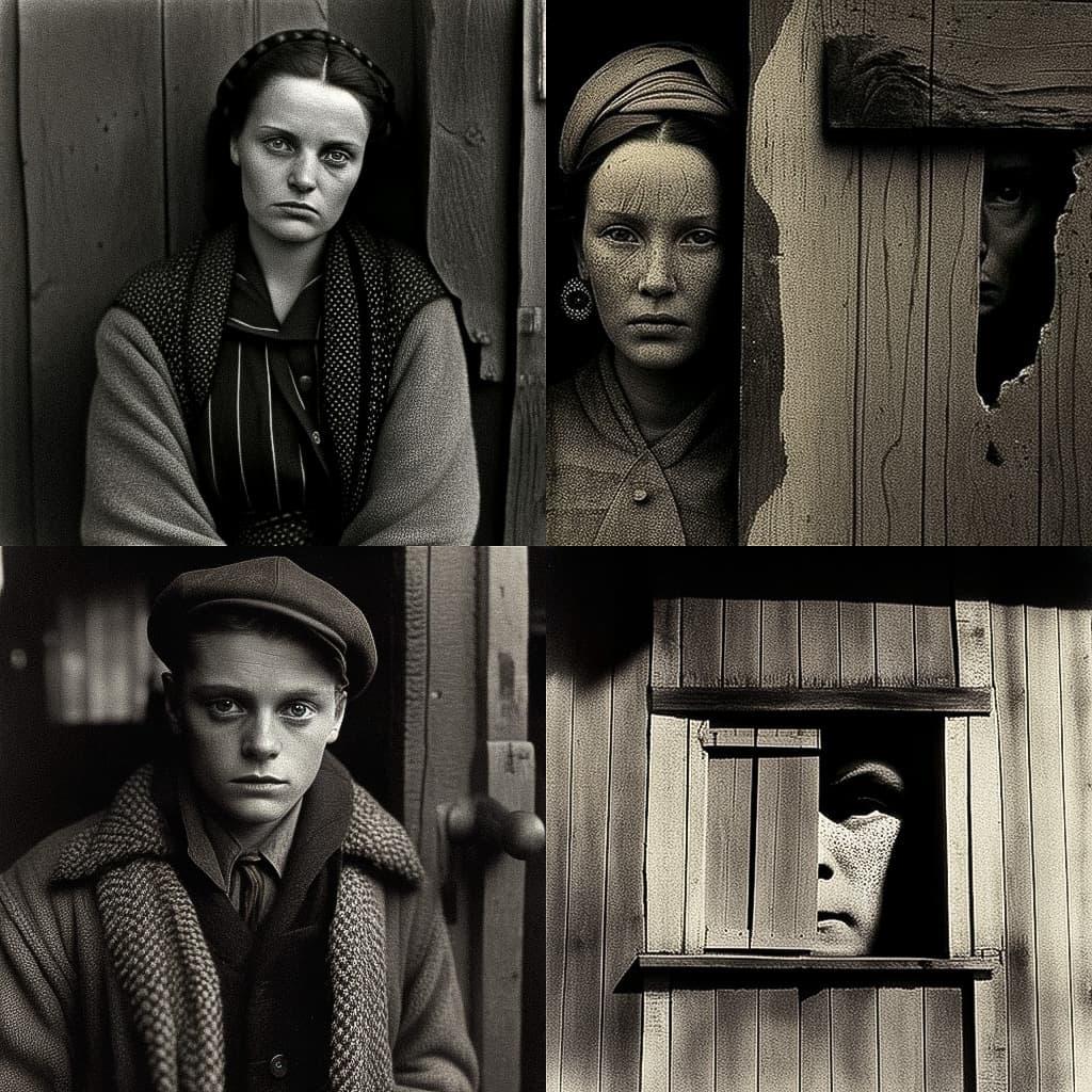 Paul Strand style, Midjourney V4, render 1 of 4