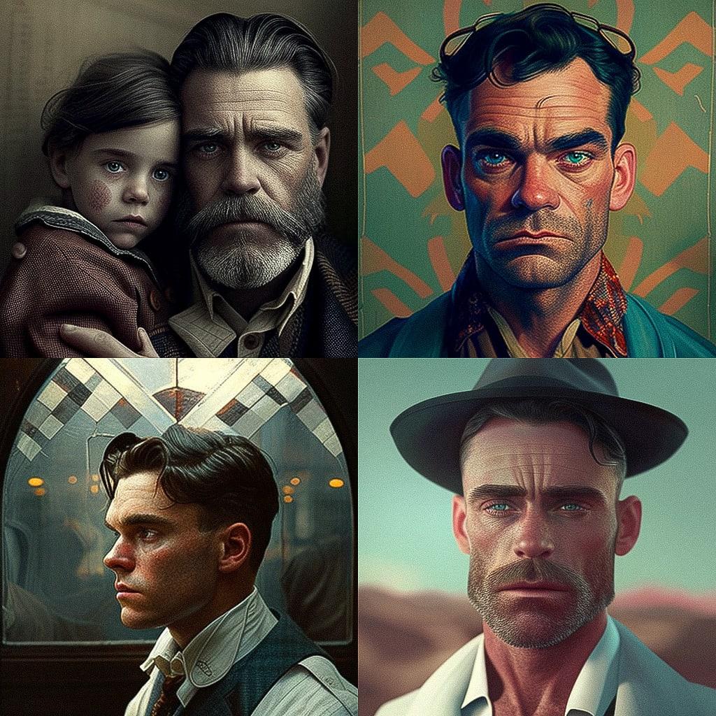 Paul Thomas Anderson style, Midjourney V4, render 1 of 4