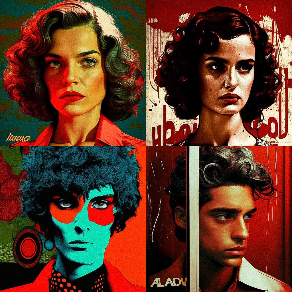 Pedro Almodovar style, Midjourney V4, render 1 of 4