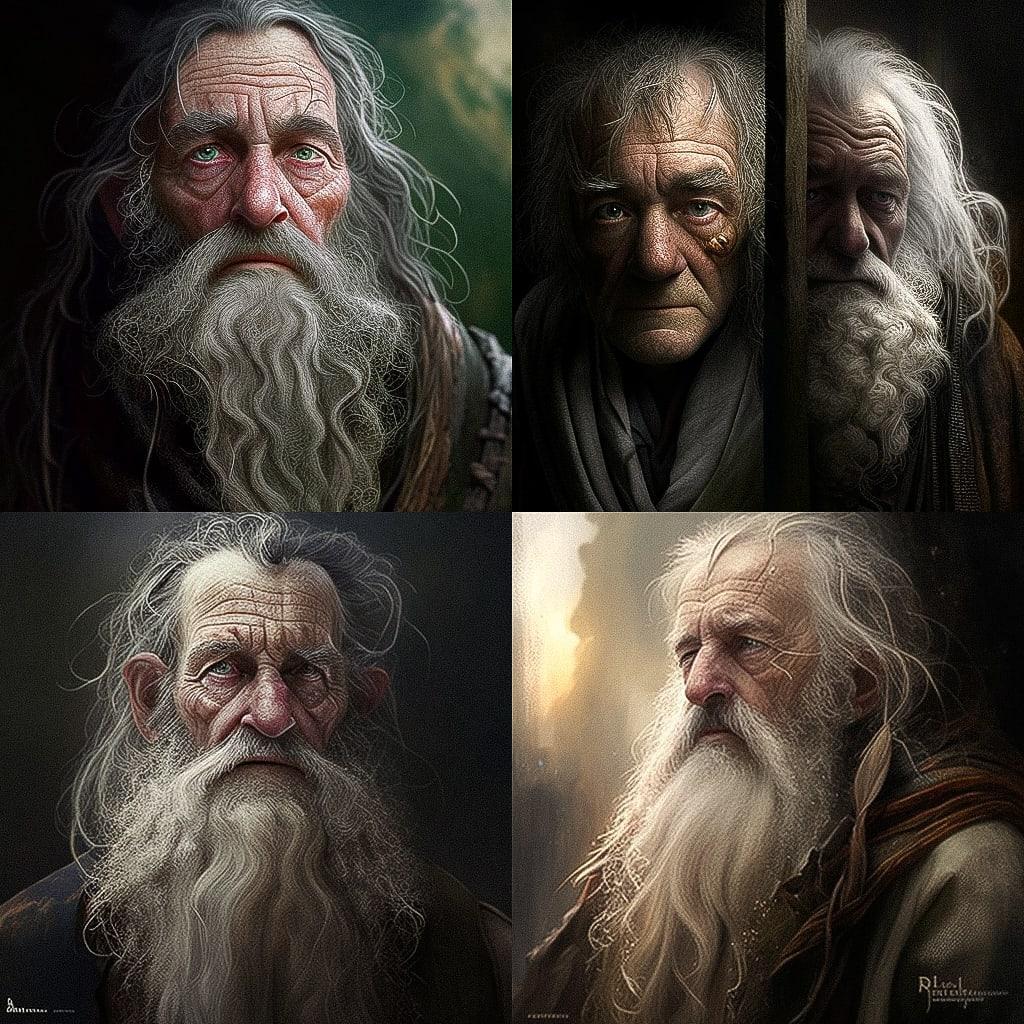 Peter Jackson style, Midjourney V4, render 1 of 4