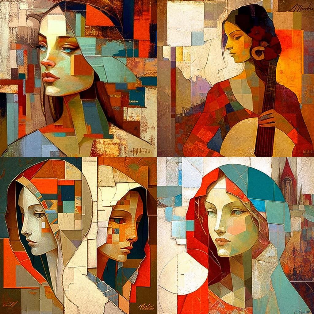 Peter Mitchev style, Midjourney V4, render 1 of 4