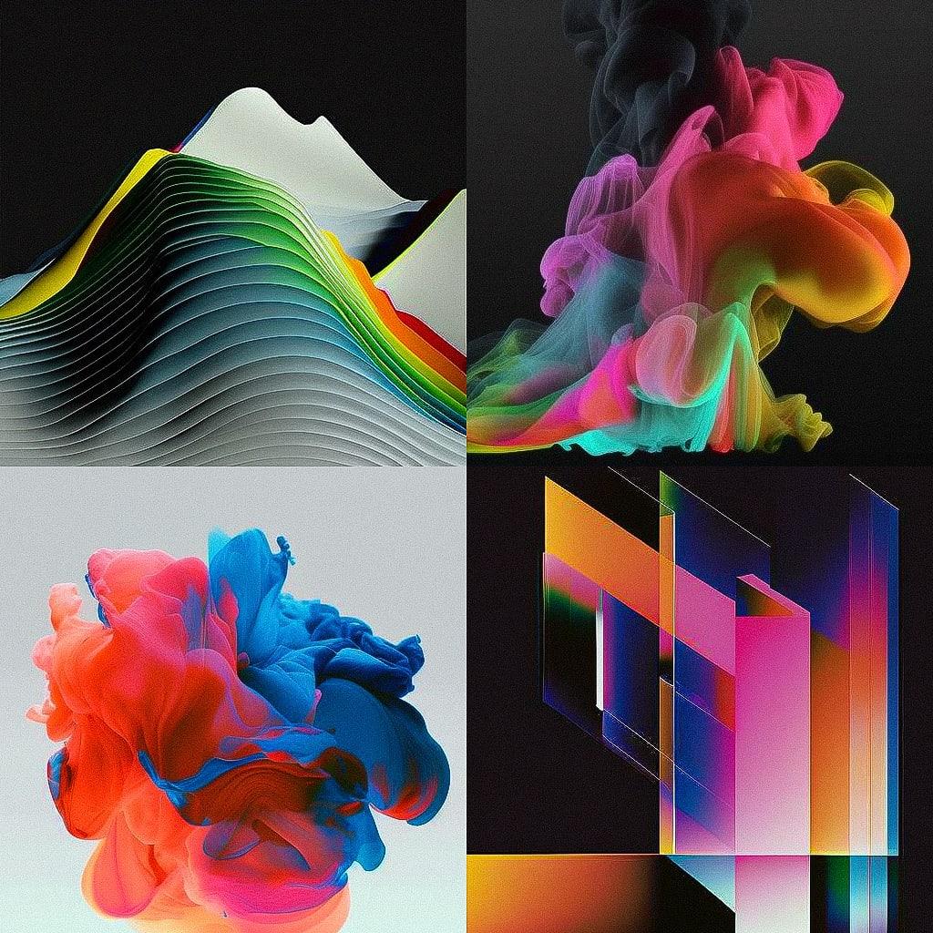 Peter Saville style, Midjourney V4, render 1 of 4