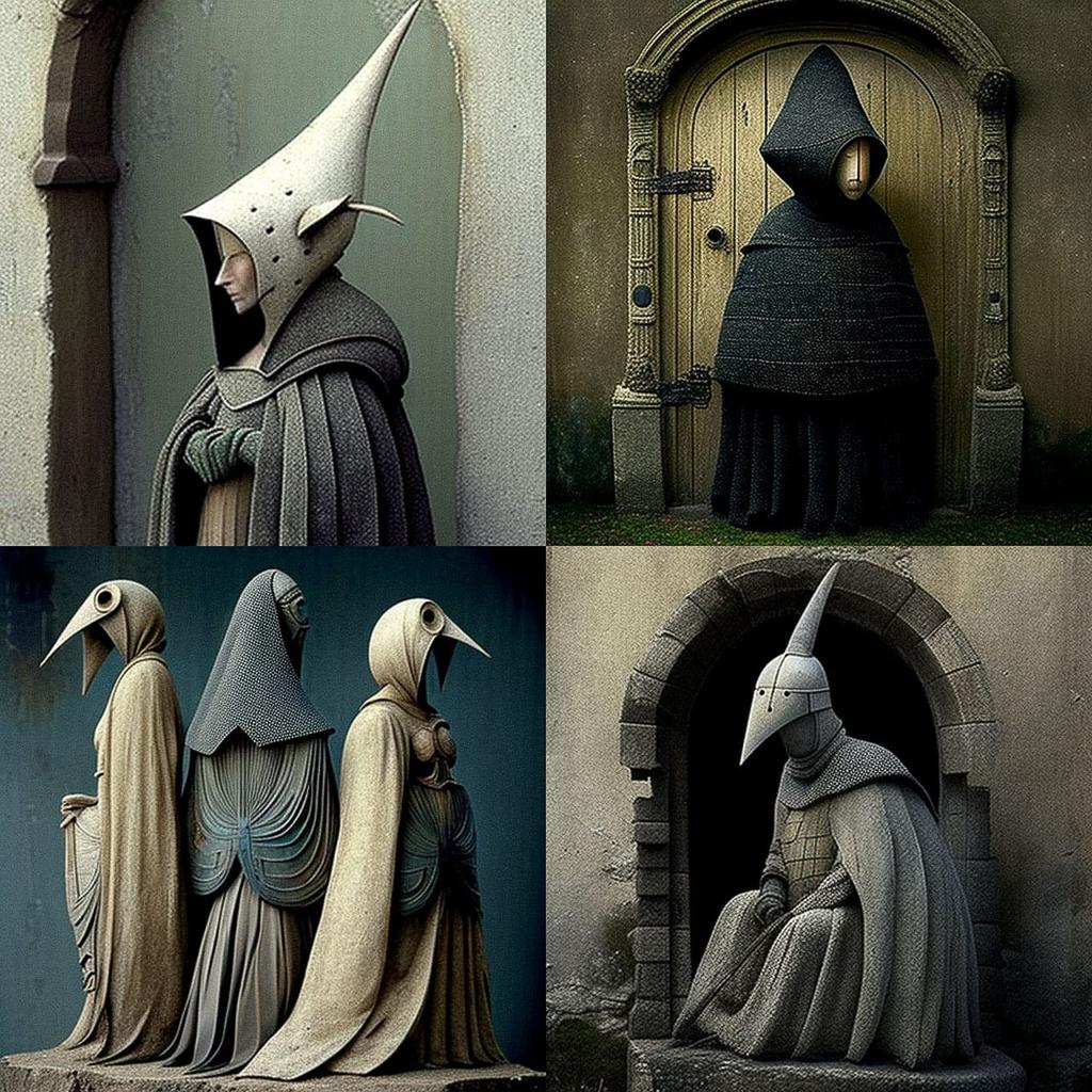 Philip Jackson style, Midjourney V4, render 1 of 4