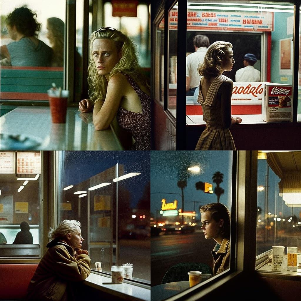 Philip-Lorca diCorcia style, Midjourney V4, render 1 of 4