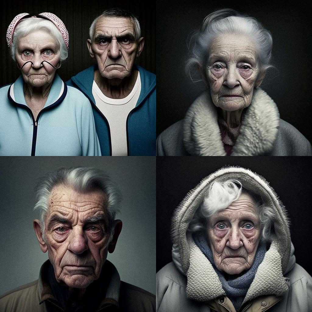 Philip Toledano style, Midjourney V4, render 1 of 4