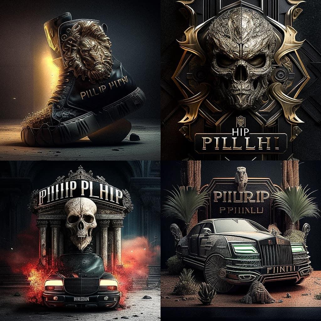 Philipp Plein style, Midjourney V4, render 1 of 4