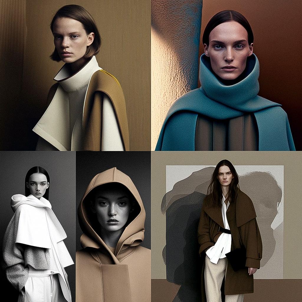 Phoebe Philo style, Midjourney V4, render 1 of 4