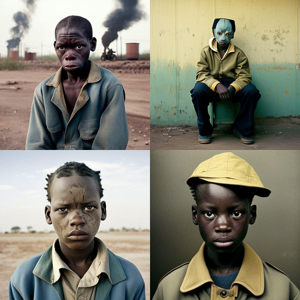 Pieter Hugo style, Midjourney V4, render 1 of 4