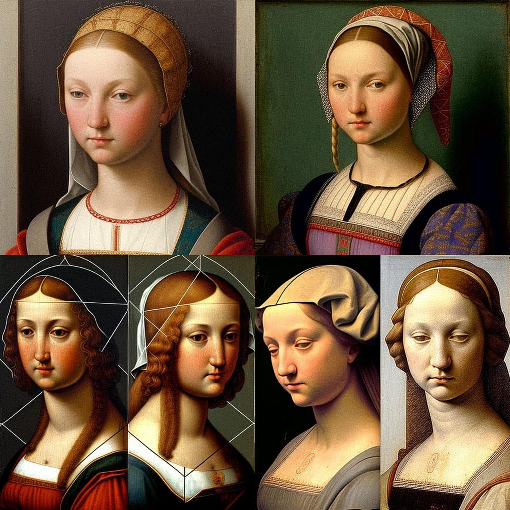 Pietro Perugino style, Midjourney V4, render 1 of 4