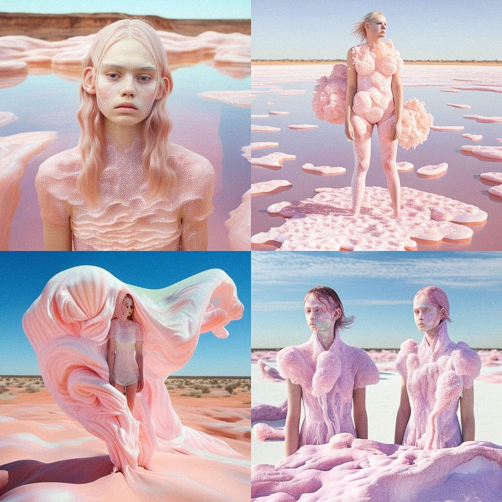Prue Stent & Honey Long style, Midjourney V4, render 1 of 4