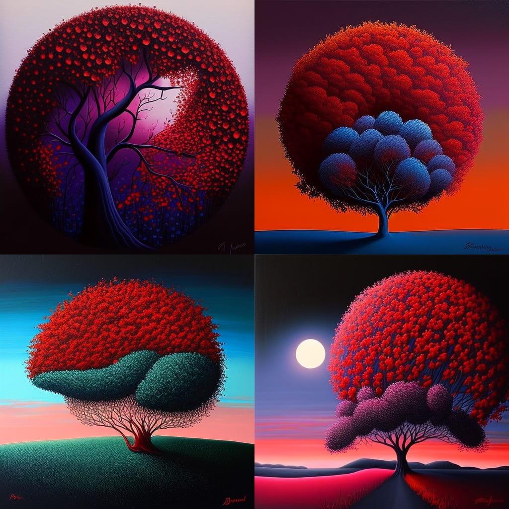 Rachel Bingaman style, Midjourney V4, render 1 of 4