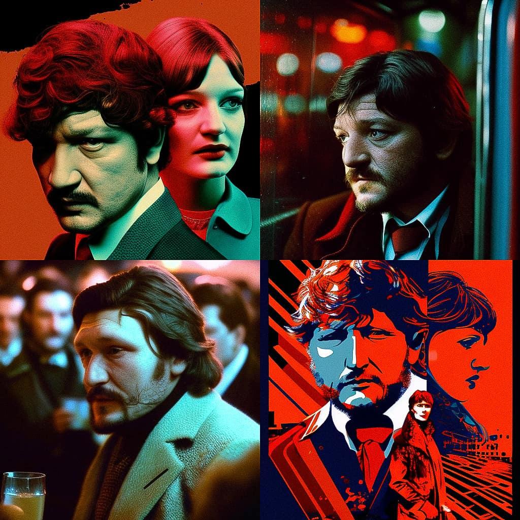 Rainer Werner Fassbinder style, Midjourney V4, render 1 of 4