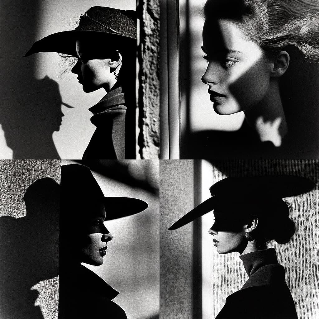 Ralph Gibson style, Midjourney V4, render 1 of 4