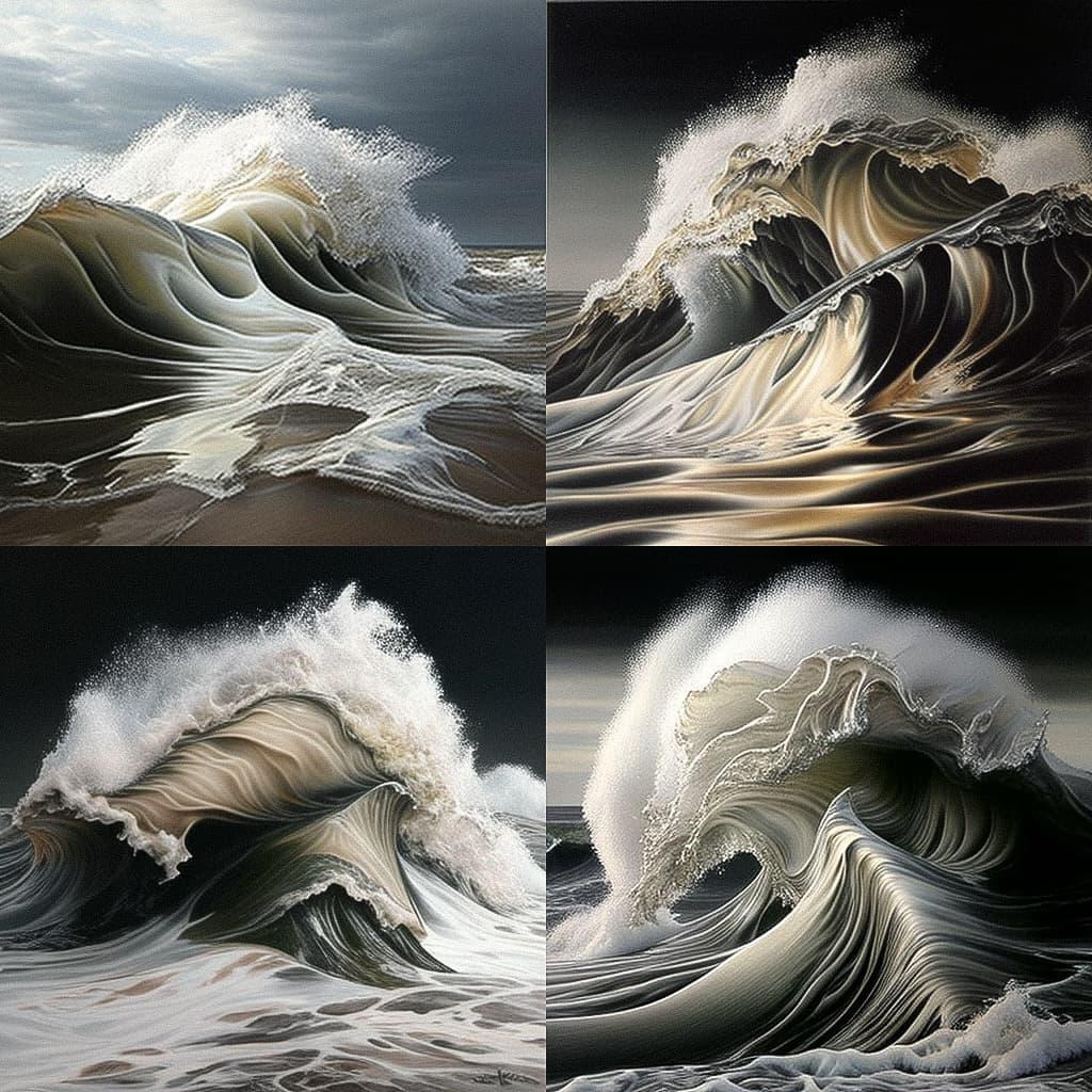 Ran Ortner style, Midjourney V4, render 1 of 4