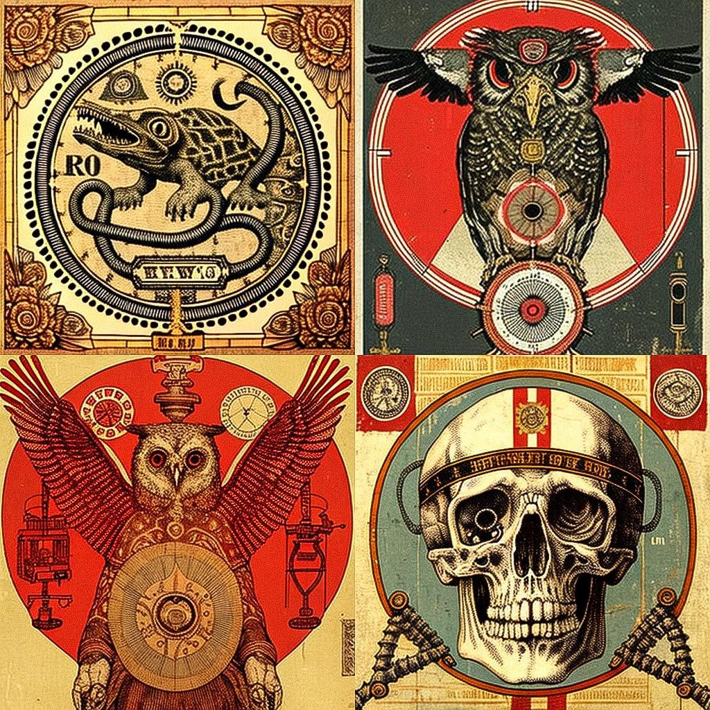 Ravi Zupa style, Midjourney V4, render 1 of 4