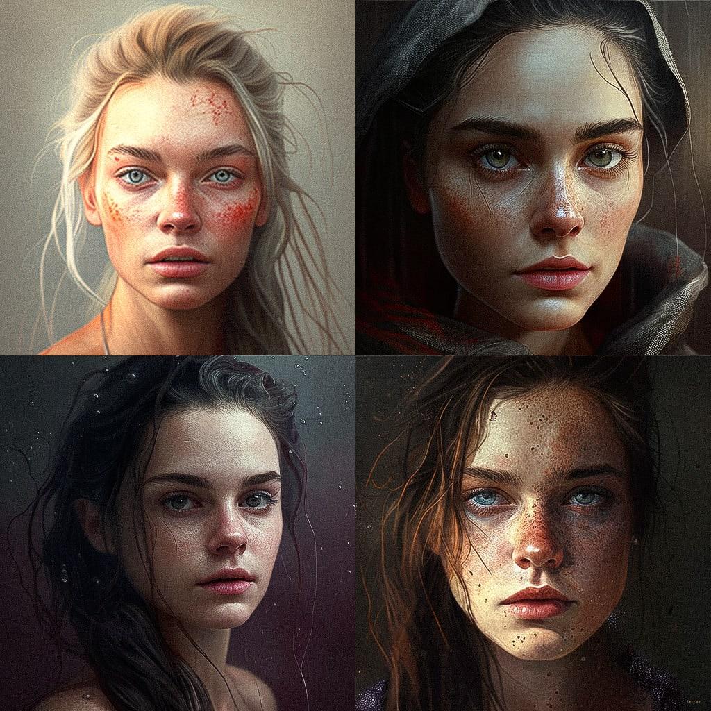 Realism style, Midjourney V4, render 1 of 4