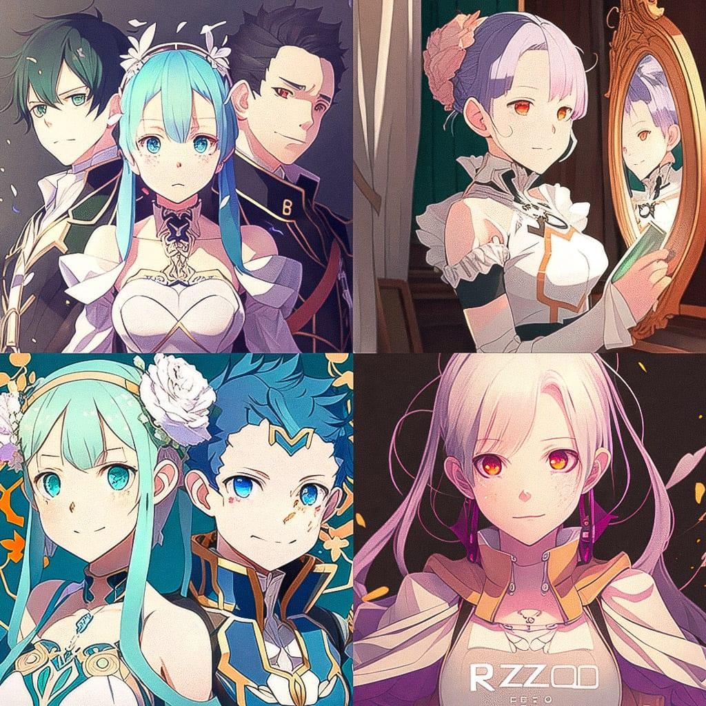 ReZero style, Midjourney V4, render 1 of 4