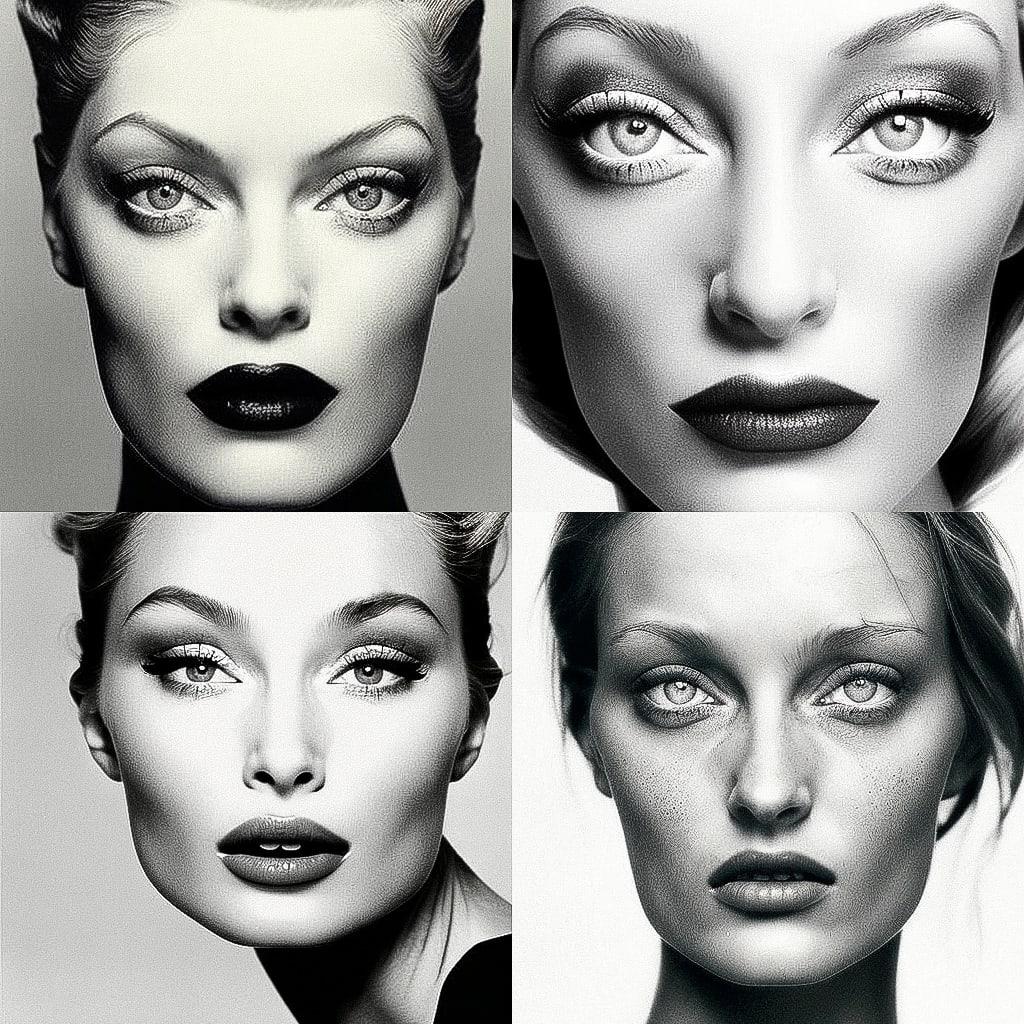 Richard Avedon style, Midjourney V4, render 1 of 4
