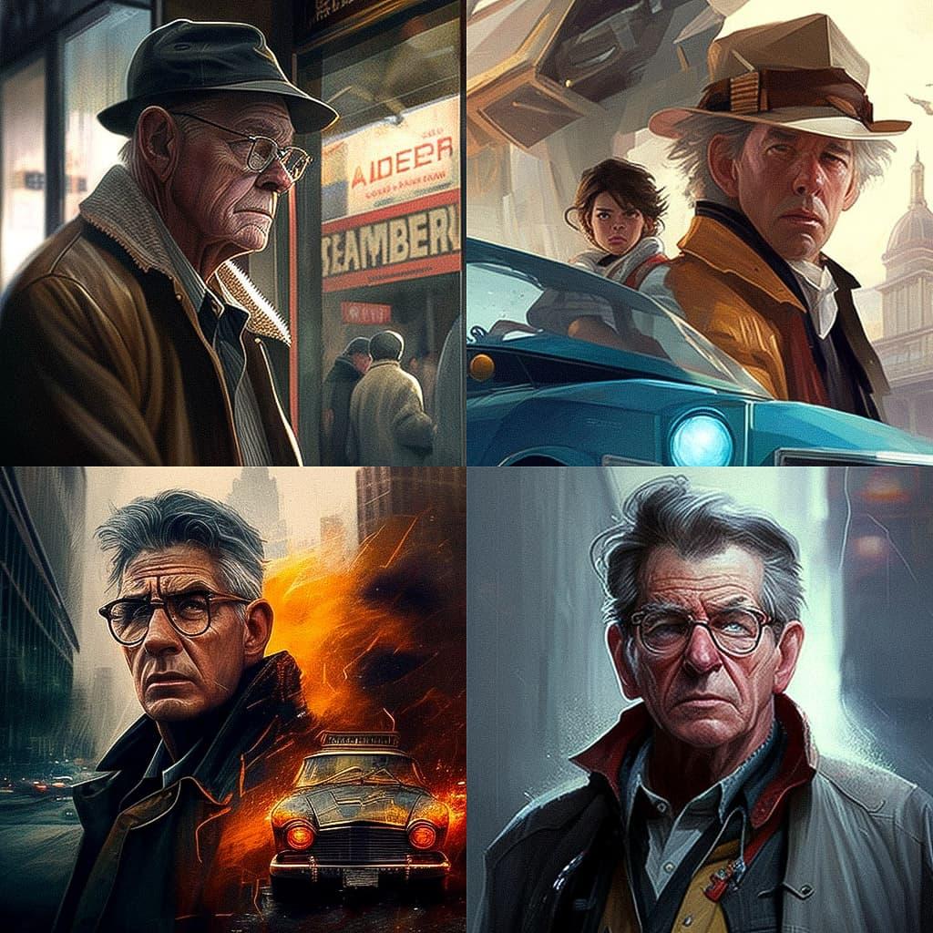 Robert Zemeckis style, Midjourney V4, render 1 of 4