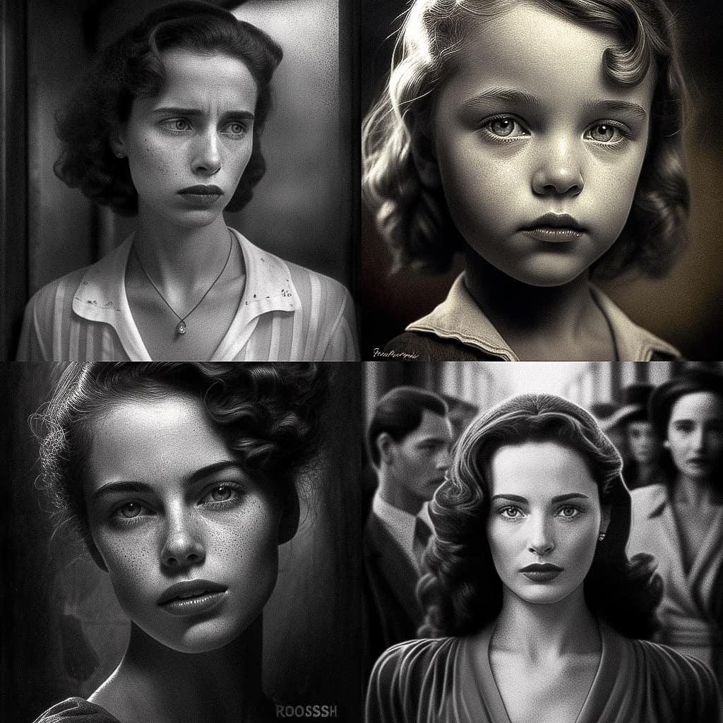 Roberto Rossellini style, Midjourney V4, render 1 of 4