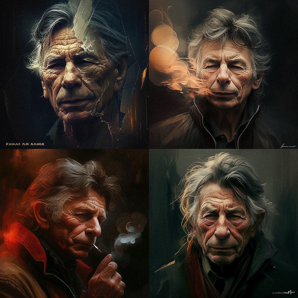 Roman Polanski style, Midjourney V4, render 1 of 4