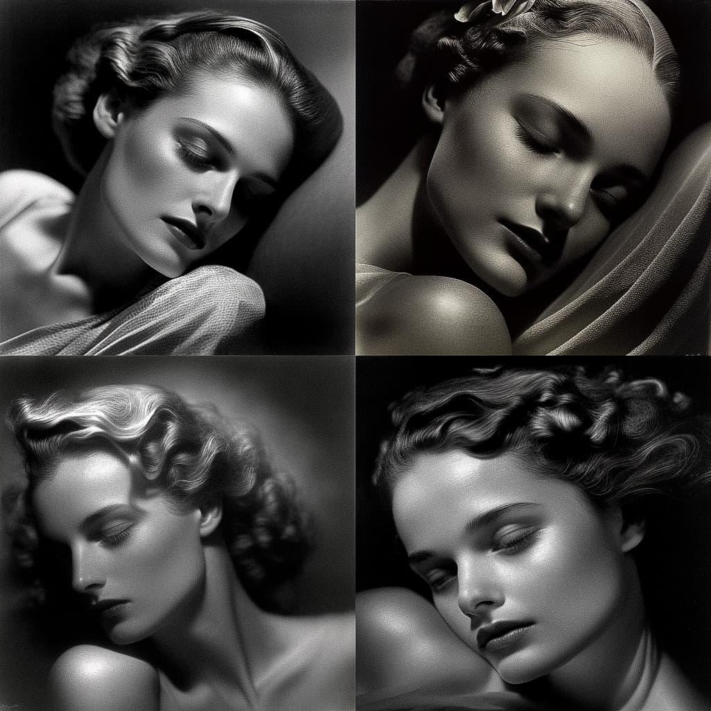 Ruth Bernhard style, Midjourney V4, render 1 of 4