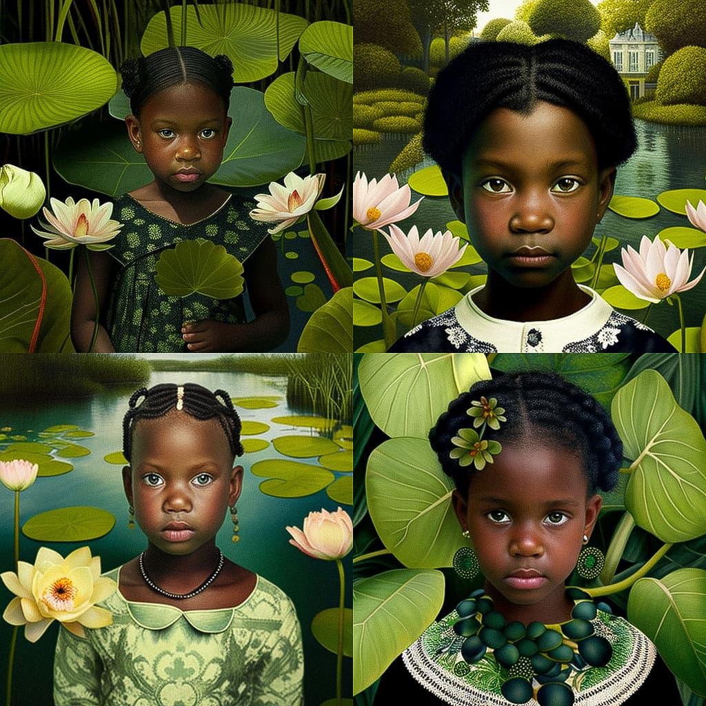 Ruud van Empel style, Midjourney V4, render 1 of 4