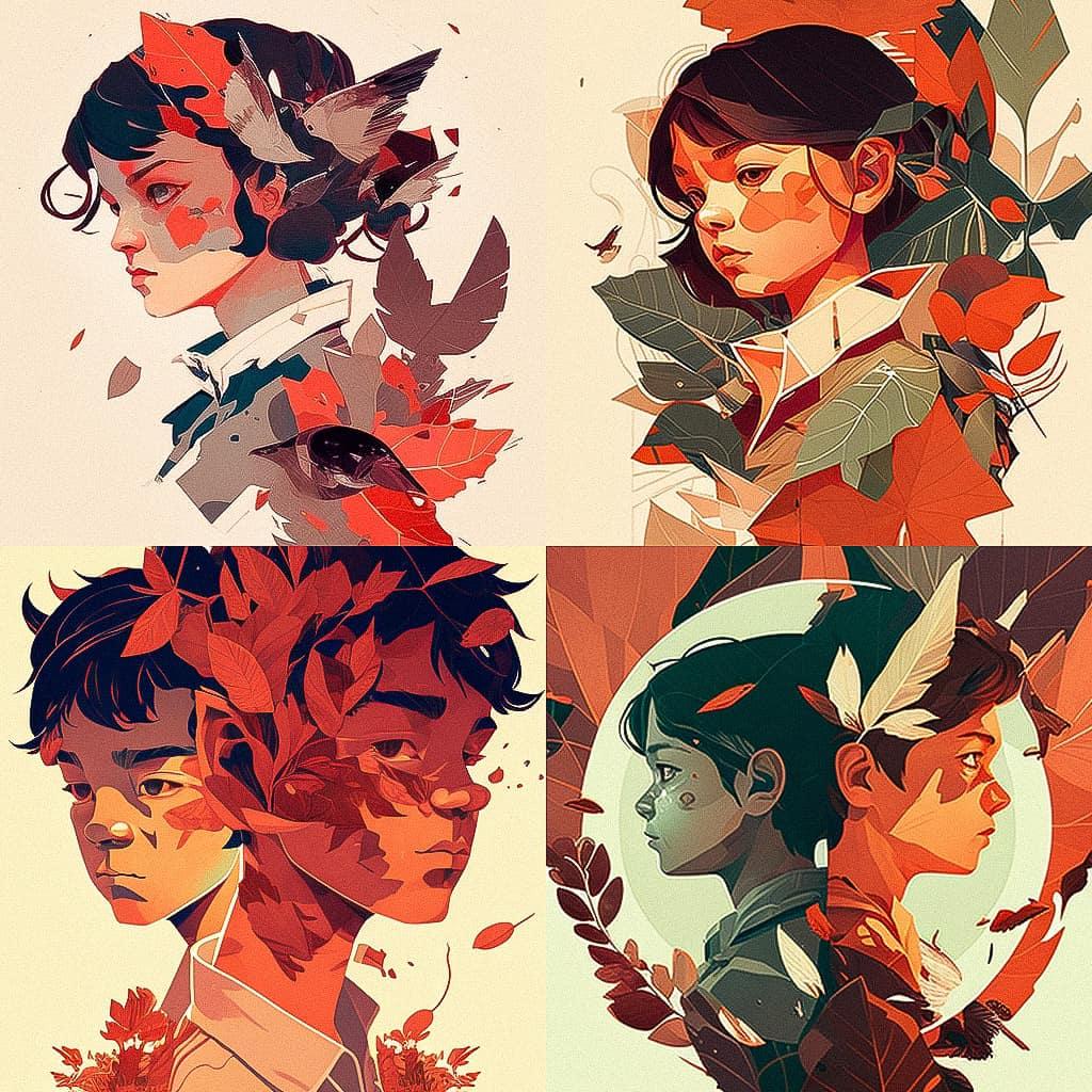 Sachin Teng style, Midjourney V4, render 1 of 4