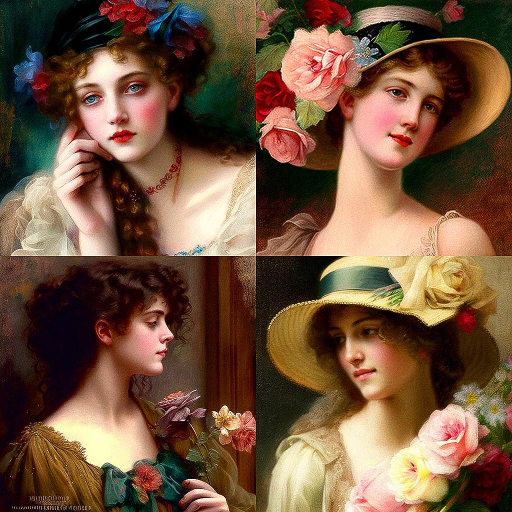 Samuel Melton Fisher style, Midjourney V4, render 1 of 4