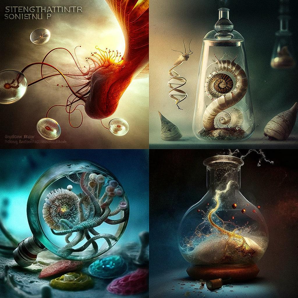 Scientific photography style, Midjourney V4, render 1 of 4
