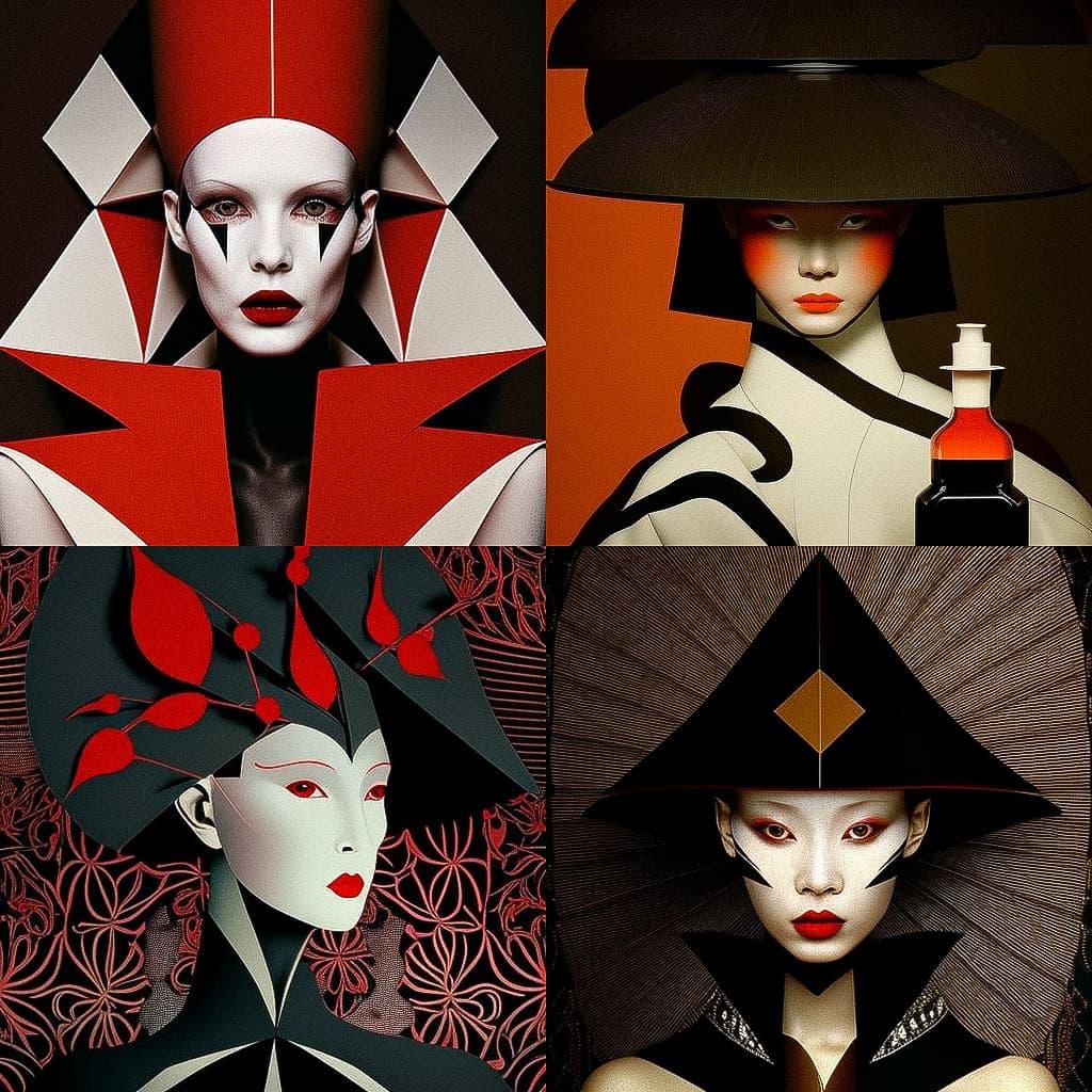Serge Lutens style, Midjourney V4, render 1 of 4