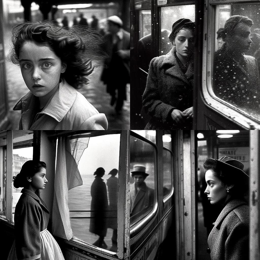 Sergio Larrain style, Midjourney V4, render 1 of 4