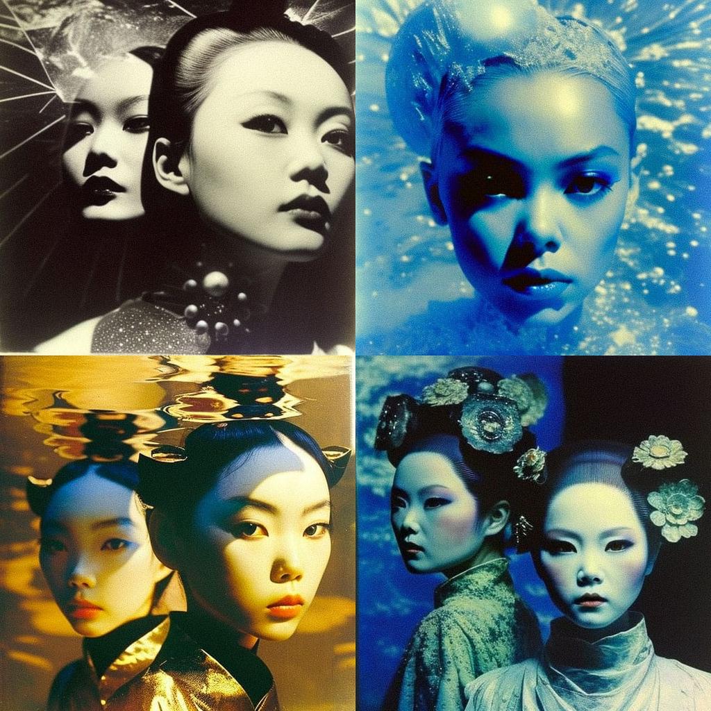Shuji Terayama style, Midjourney V4, render 1 of 4