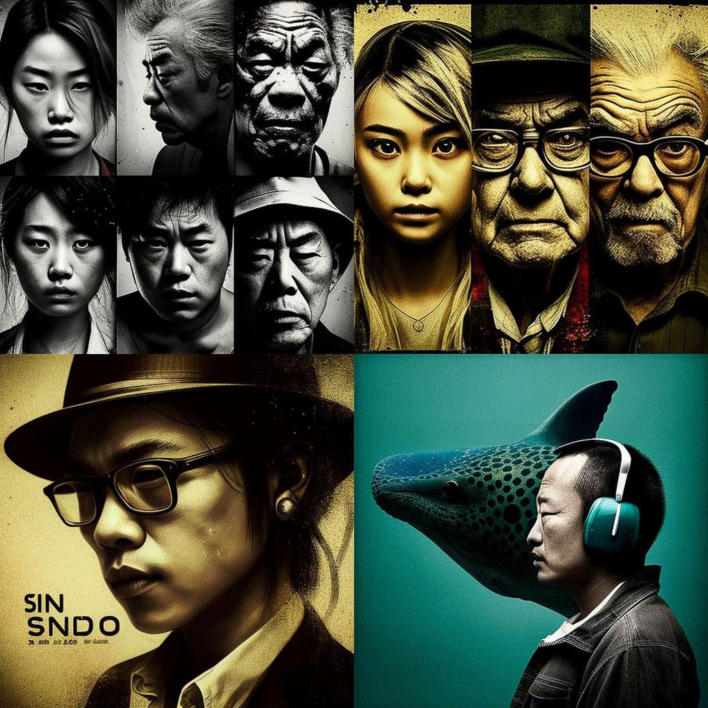 Sion Sono style, Midjourney V4, render 1 of 4