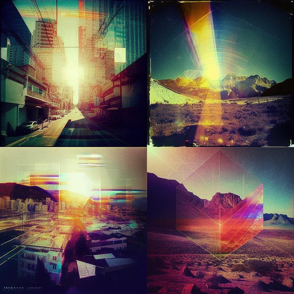 Solargram style, Midjourney V4, render 1 of 4