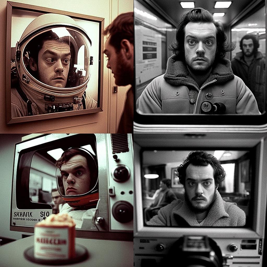 Stanley Kubrick style, Midjourney V4, render 1 of 4