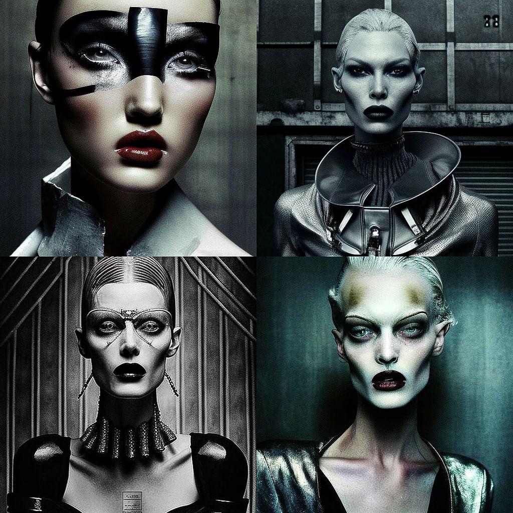 Steven Klein style, Midjourney V4, render 1 of 4