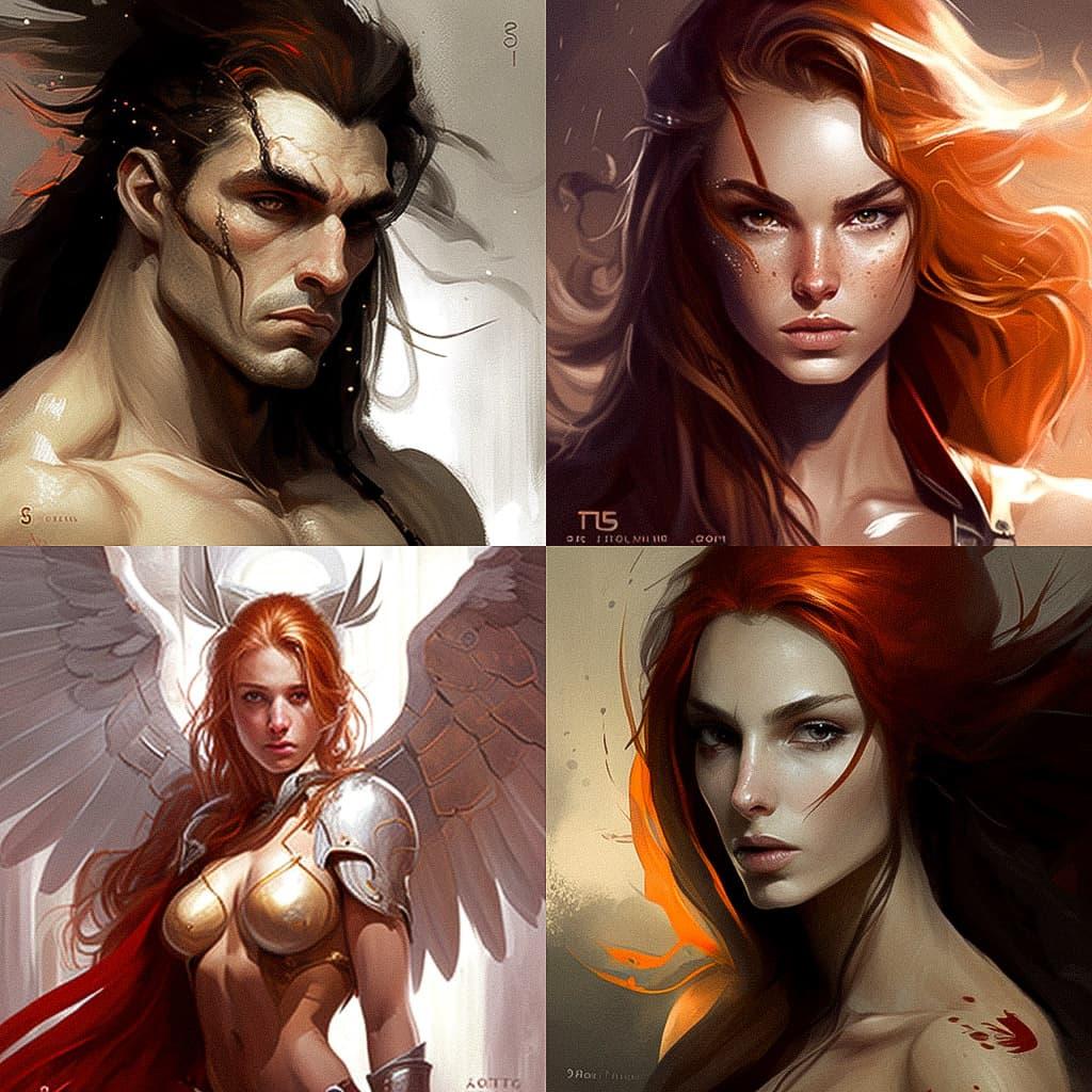 Stjepan Sejic style, Midjourney V4, render 1 of 4