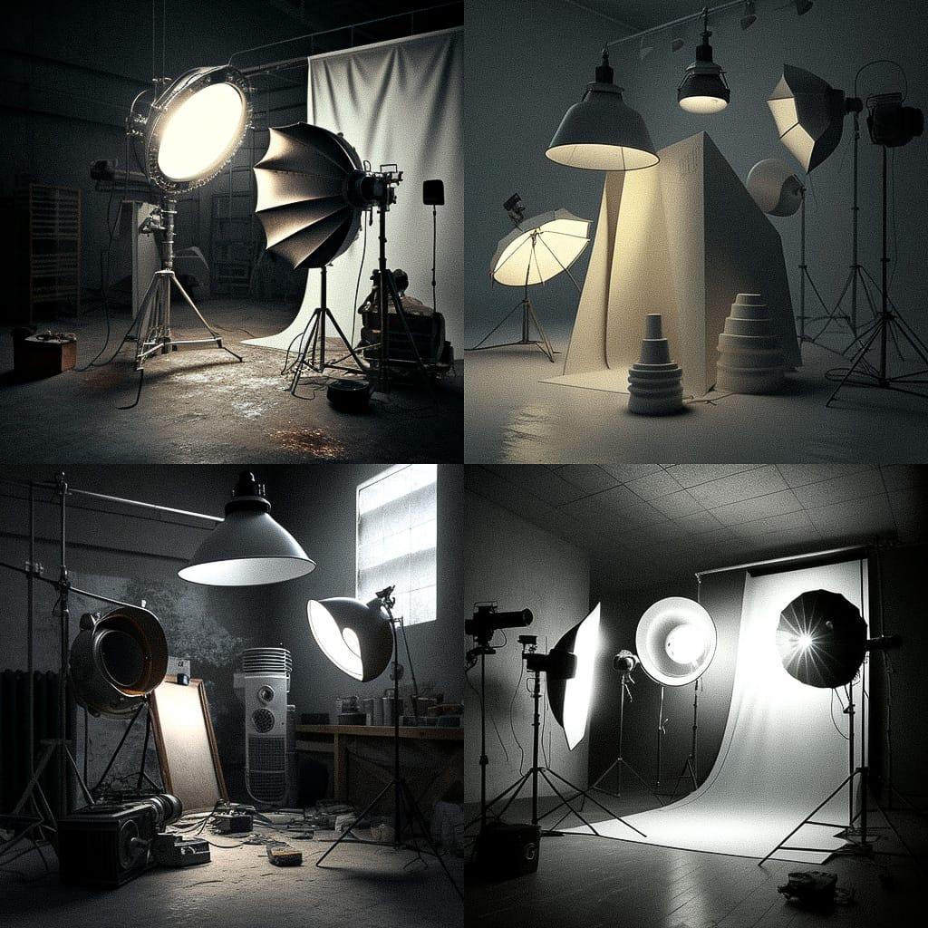 Studio lighting style, Midjourney V4, render 1 of 4