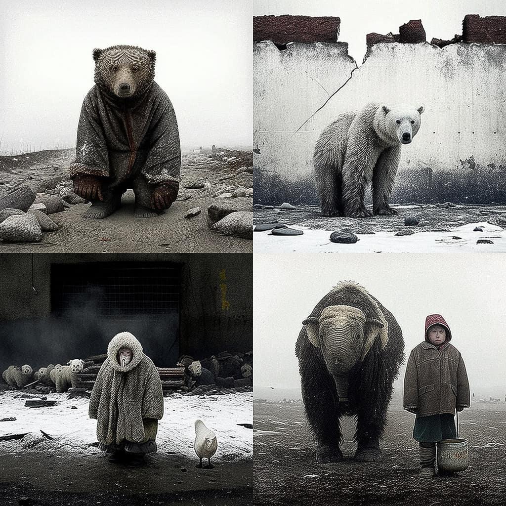 Tamas Dezso style, Midjourney V4, render 1 of 4