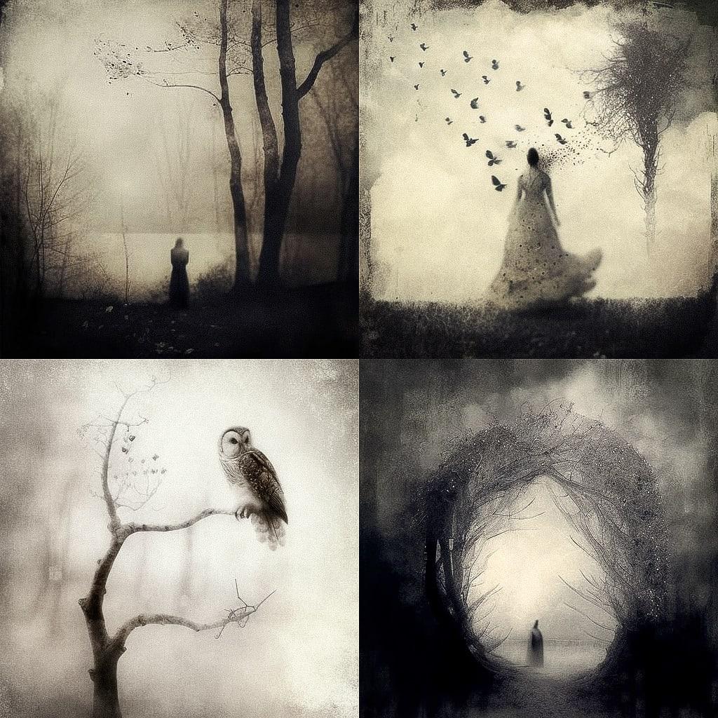 Tami Bone style, Midjourney V4, render 1 of 4