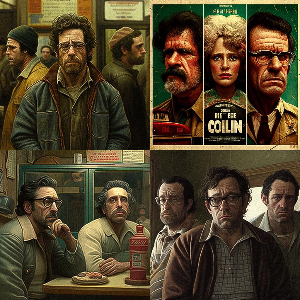 The Coen Brothers style, Midjourney V4, render 1 of 4