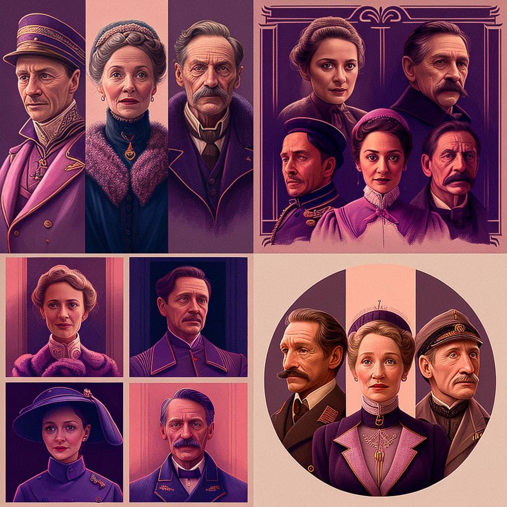 The Grand Budapest Hotel style, Midjourney V4, render 1 of 4