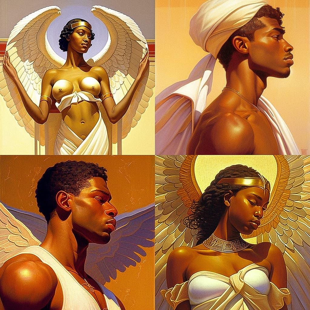 Thomas Blackshear style, Midjourney V4, render 1 of 4