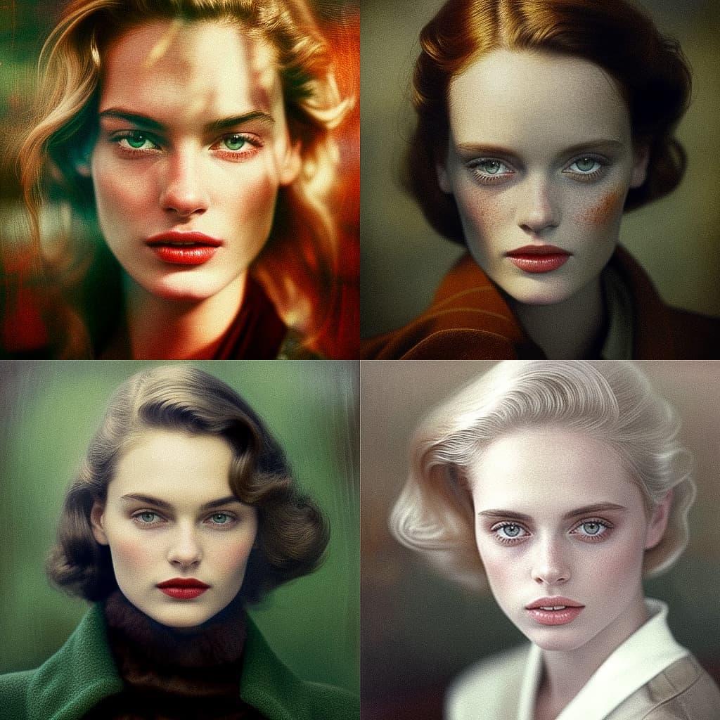 Thomas Ruff style, Midjourney V4, render 1 of 4