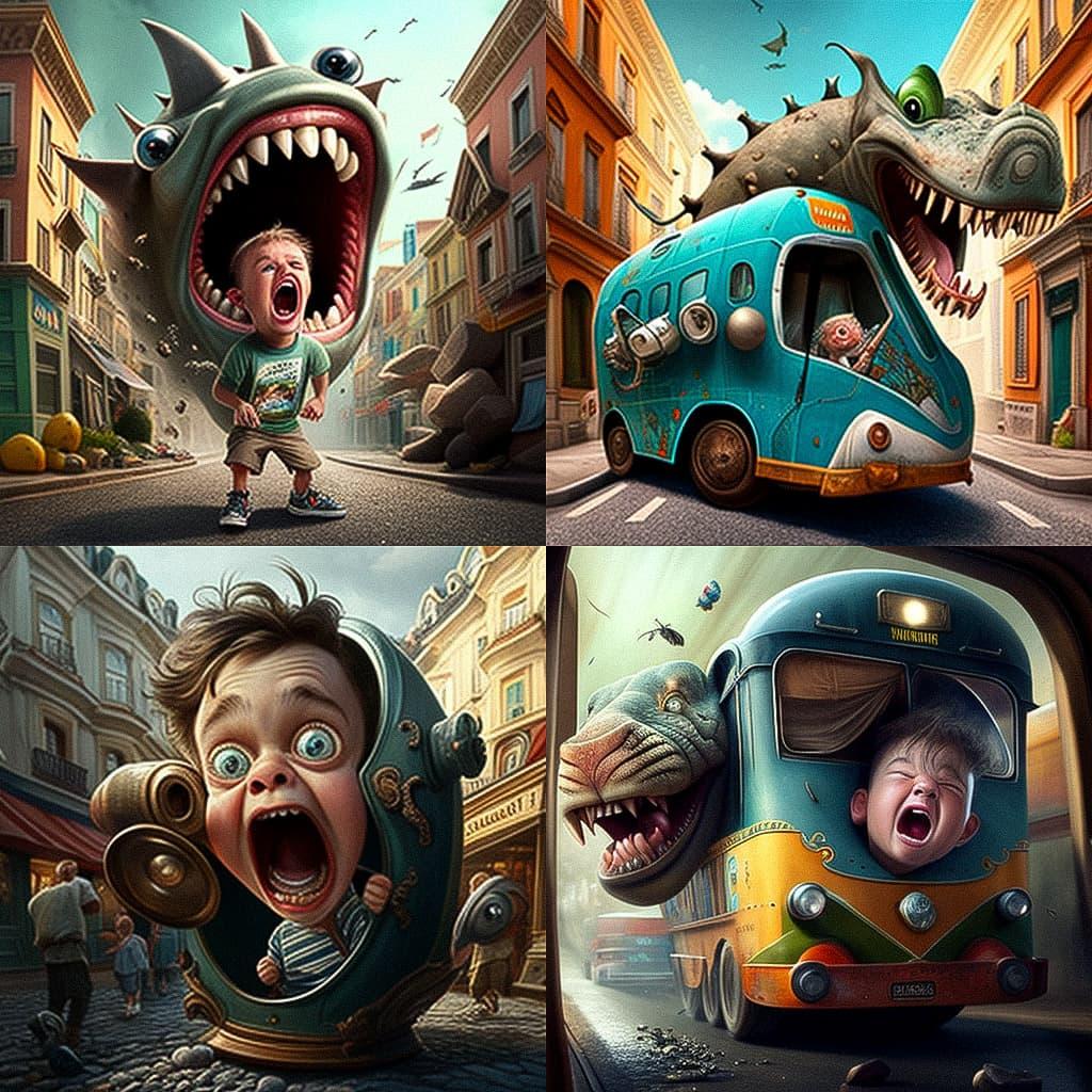Tiago Hoisel style, Midjourney V4, render 1 of 4