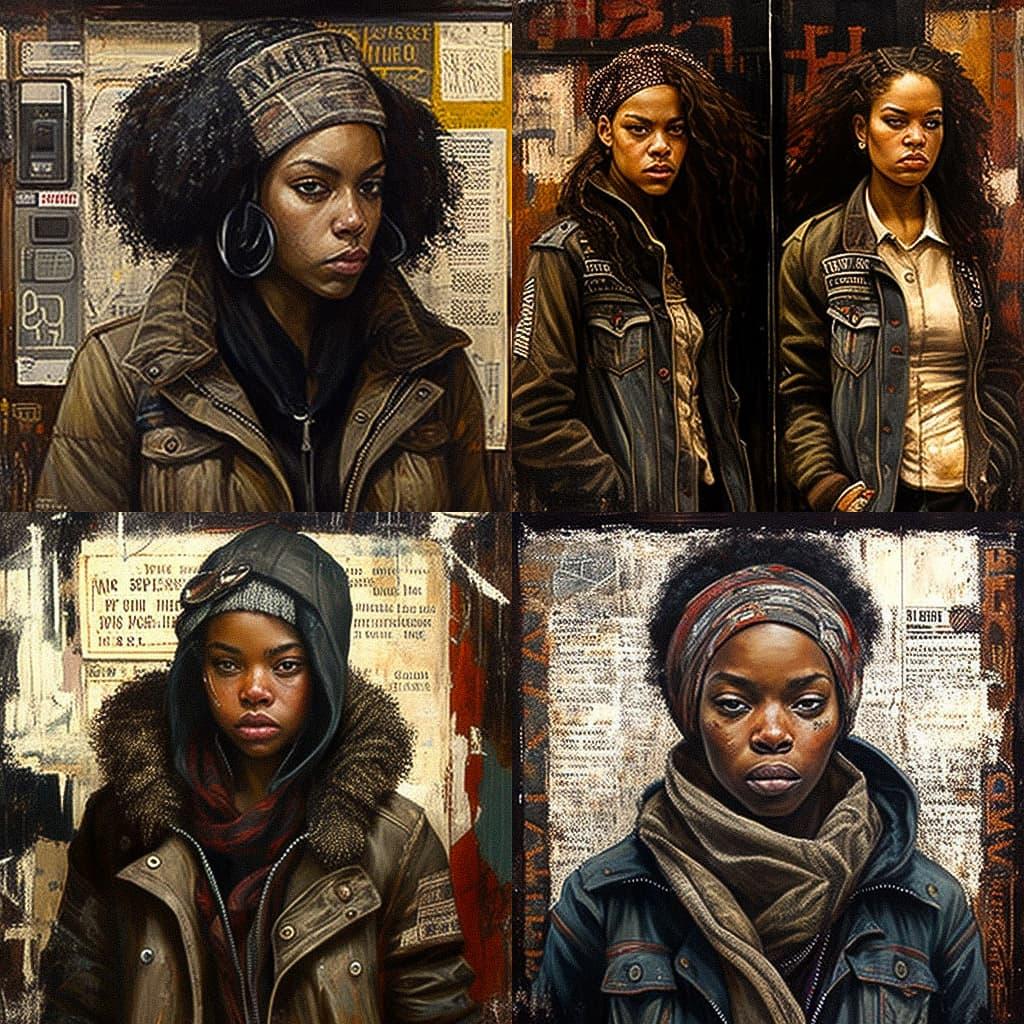 Tim Okamura style, Midjourney V4, render 1 of 4