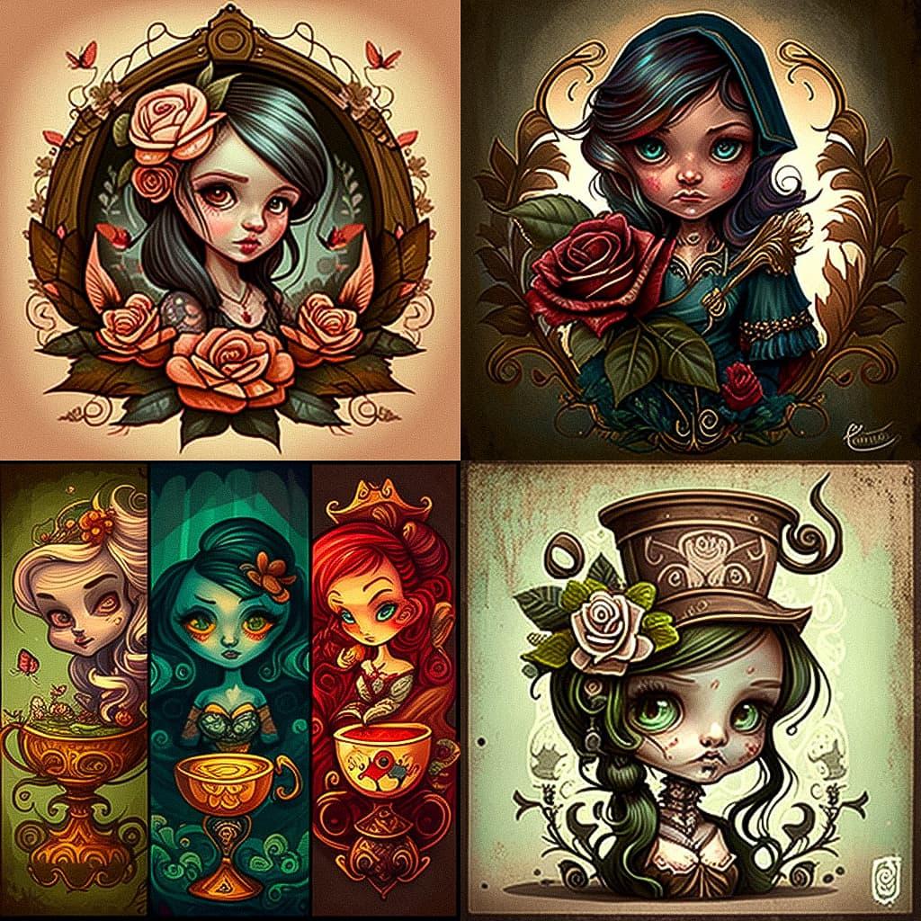 Tim Shumate style, Midjourney V4, render 1 of 4