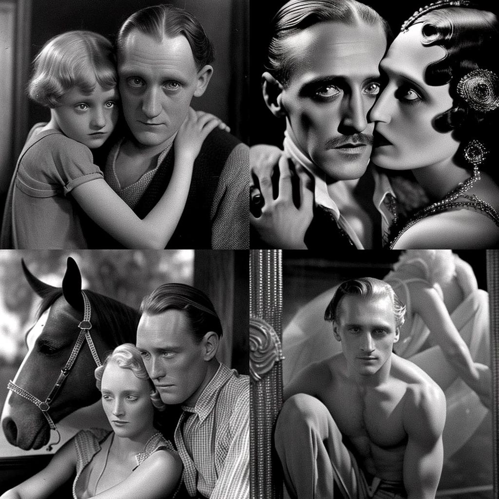 Tod Browning style, Midjourney V4, render 1 of 4