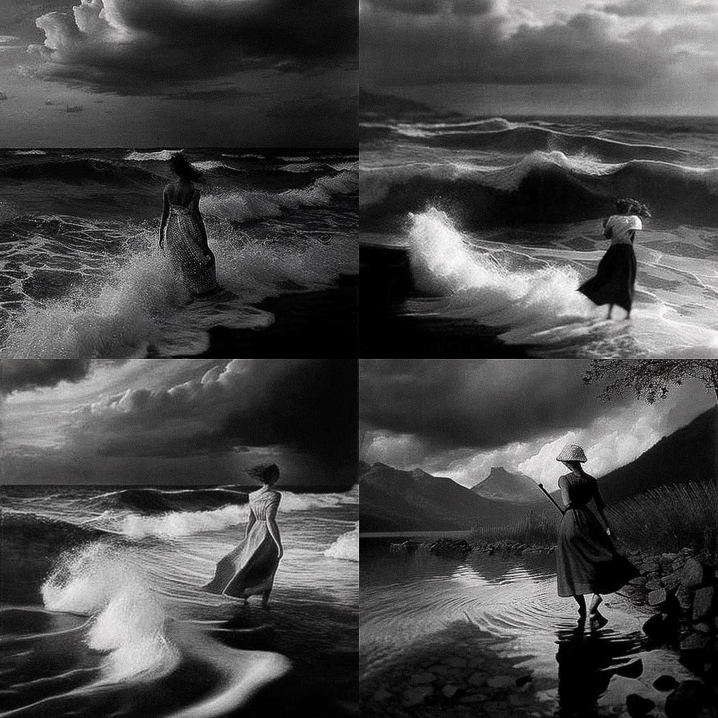 Toni Frissell style, Midjourney V4, render 1 of 4